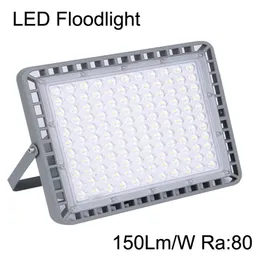 200W LEDフラッドライト屋外スーパーブライトフラッドライトIP67防水外部セキュリティ6000-6500Kコールドホワイト照明スタジアム芝生の遊び場庭園庭