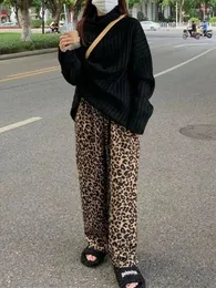 DHgate.com:Zoki Womens Leopard Print Elastic Waist Wide Leg DHgate.com:Zoki Womens Leopard Print Elastic Waist Wide Leg