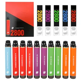 Puff Vape Zooy 2800 Puffs Vapes Electronic Cigarettes Cake Disponible Vape Pen 8K Crystal Vape 850mAh Battery Prefilled Vaporizer Puffbar E-cigarettångor