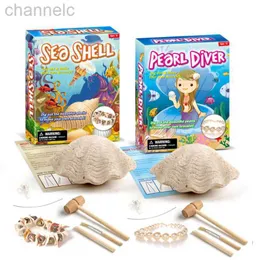 Science Discovery Kids Archaeological Excavation Toys Girls Shell Faux Pearl Armband Diy Archaeology Educational Toy Boy Girl Gift