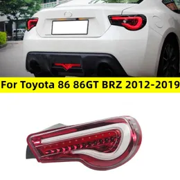 أضواء السيارة لـ Toyota 86 86GT BRZ 2012-20 19 LED Auto Taillight Assembly ترقية جميع ملحقات مصباح الإشارة الديناميكية الجديدة للتصميم