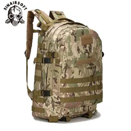 屋外バッグ40L 3Dアウトドアスポーツ軍事戦術的クライミングマウンテーリングバックパックキャンプハイキングトレッキングリュックサックトラベルバッグ231124