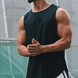 Men's Tank Tops Mens Quick Dry Breathable Sports Training Running Fitness Muscle Vest Street Style Workout Gym Exercise 230424