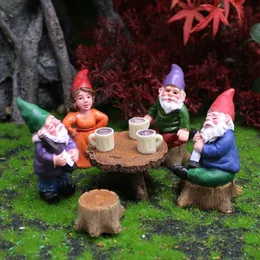 Dekoracje świąteczne Kreatywne gnome ozdoby ogrodowe świąteczne rzemiosło mikrolandscape elf dekoracje na gnome imprezę 231124