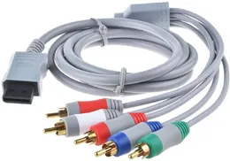 5RCA -spel Byt ut kabel 1080p/720p HDTV AV Audio Adapter Cable Gaming Machine Connecting Cables Component Wire för Wii