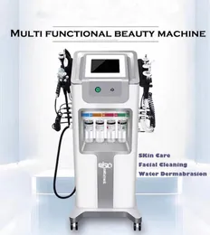 Vertical Oxygen Jet Beauty Equipment 9 in 1 Small Bubble Beauty Machine Facial Bubble Hydra Dermabrasion Aqua Peel Clean Skin Care Vacuum Face Cleaning