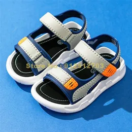 Sandals Children Summer Boys Standals Kids Kids Flat Child Beach Shoes Sports Soft Non-Slip Disual Doodler Shoes 230425