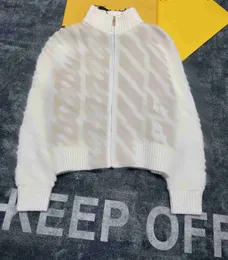 marka damskie dzianinowe swetr Designer Ubranie dla kobiet jesienne topy moda logo logo z długim rękawem kurtka ciepła okrągła szyjka kardigan 22 maja