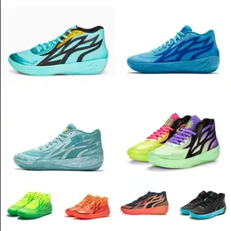 Womens lamelo ball mb 2 basketball shoes kids Honeycomb ROTY Slime Jade Green Rick and Blue Morty Black Purple Yellow Grey Gorange sneakers tennis with box