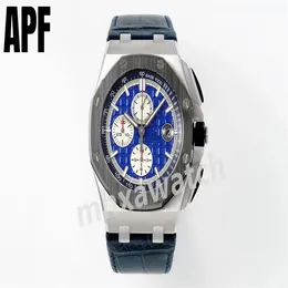 APF Factory produkuje męski zegarek 26405 26400 Rozmiar 44 mm 3126 Ruch czasu 12 Małe sekundy 6.