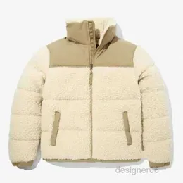 Herrjackor puffer designer mens norrjacka vinterfleece faux shearling ytterkläder rockar möter män varm tjock kappa topp kvinnor 3mxq zpuj 2147c