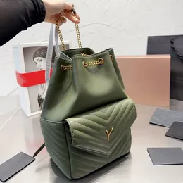 Designer Backpack Women Backpacks Fashion Shoulder Bags Leather Bucket Bag Lady Handbag Travel Wallets Letters Drawstring Crossbody Chains A