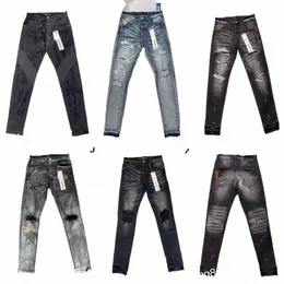 Purple Jeans Denim Trousers Mens Jeans Designer Jean Men Black Pants High-end Quality Straight Design Retro Streetwear Casual Sweatpants Designers Jog S3wx#
