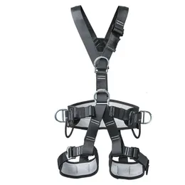 Cordas de escalada ao ar livre arnês profissional escalada em alta altitude proteção xinda cinto de segurança de corpo inteiro anti queda ferramentas de proteção 231124