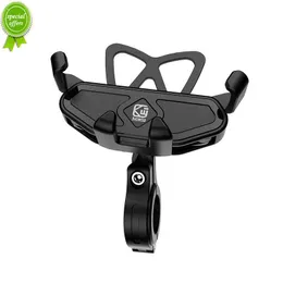 New Motorcycle Phone Mount Holder 360 Rotation Suitable Universal Rear Mirror Handlebar Cradle Holder for 4-7inch Smartphone