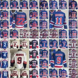 New York''Rangers''Neue Retro-Eishockey-Trikots 99 Wayne Gretzky 8 Tkaczuk Gartner Beukeboom Kocur Domi Vanbiesbrouck Richter Anderson Espos