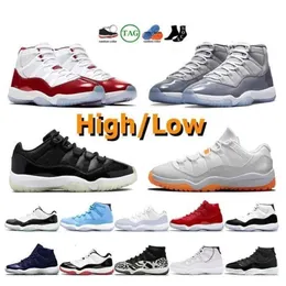 11 Cool Grey Mens Basketball Shoes Jumpman 11s Concord Bred Pure Violet Space Jam Cap and Gown 11 72-10 Low Win Like 82 96 Legend Blue Rose Gold Outdoor