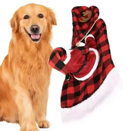 Cão vestuário cão roupa de natal papai noel equitação cosplay traje de cão de santa festa criativa vestir-se roupas de cães respirável para poodle 231124