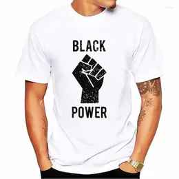 Men's T Shirts Summer Black Power Letter Print Shirt Men Graphic Tees Lives Matter Tshirt Camisetas Hombre Africa T-shirt Male