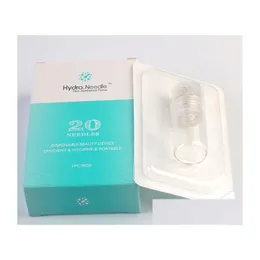 Beauty Microneedle Roller Hydra Needle 20 Aqua Micro Channel Mesotherapy Titanium Gold Fine Touch System Derma Stamp Applicator Drop D Dh1Ne