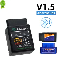 2023 Новейший автомобильный сканер OBD2 Mini ELM327 Диагностический адаптер тестер Bluetooth v1.5 Diagnostic Tool для Android для iOS iOS