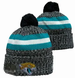 Jacksonville Valeies 2023 Sport Knit Kapelusz Cufed Cufed Hot Team Knits Czapki Mieszaj i dopasuj All Caps Beanie A0