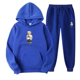 Kvinnor män polo spårdräkter tröja byxor set designer hoodies byxor sport kostym brev tjocka tröjor män byxor avslappnade kläder kläder