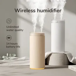 Other Home Garden JISULIFE Small Humidifiers 500ml Desk Night Light Function Quiet Electric Aroma Diffuser Air Car 230424