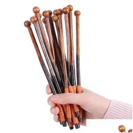 Coffee Scoops 20Cm Long Handle Stirring Rod Nature Wood Creative Milk Tea Cocktail Bartender Branches Honey Stir Mix Spoon Home Lx48 Dhjrm
