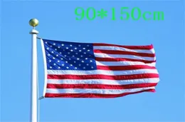 Bannière de campagne présidentielle Drapeau américain étoiles et rayures Drapeaux USA Amérique Idéal pour la bannière de campagne présidentielle 90 150 cm Jardin 4997550