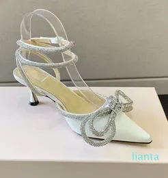 Sandali con tacco a spillo donna gattino Tacco Designer di lusso cinturino alla caviglia Scarpa elegante Con scatola