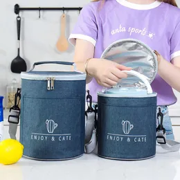 Ice Packsisothermic Påsar Simplicity Lunch Bag Women Office Luncheon Thermal Package Waterproof Child Outing Fruit Drink Snack Cooler Pouch Accessorie J230425