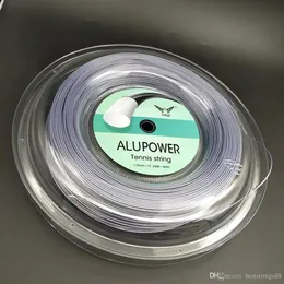 Conjuntos de badminton corda de tênis de luxo Alu Power 1.25mm 200m fibra resistente para lutar corda de badminton de alta libra poliéster treinamento com 231124