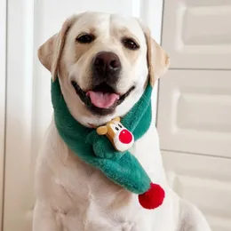 Hundehalsbänder Weihnachten Haustier Schal Herbst und Winter Golden Retriever Labrador Dobermann Zubehör Liefert Disfraz De Perro