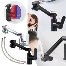 Bathroom Sink Faucets Dog Washing Hose Attachment For Faucet Kitchen And Cold Water 360° Rotating Nozzle 2 Kinds Of