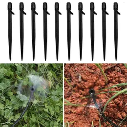 Watering Equipments 20PCS Water Flow Irrigation Drippers Stakes Emitters 18cm 360-Degree Adjustable Micro Sprinklers Drip System For