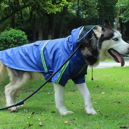 Dog Apparel Puppy Raincoat Waterproof Jackets Multi-Sizes Clothes For Outdoor Travel Walking Playing Pet Accessories