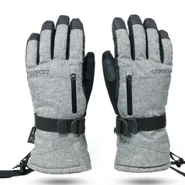 Rękawiczki narciarskie Copozz unisex 30 stopni Snowboard Snowboard Mittens Touch Escreen Snowmobile Wodoodporny śnieg termiczny 231124