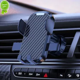 Universell telefonhållare i bilen Mobile Mount Stand Air Vent Hook Clip Car Phone Holder för iPhone Xiaomi Samsung mobiltelefonstöd