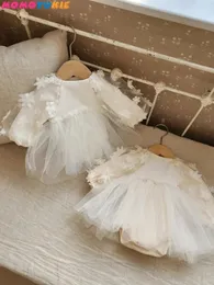 Abiti per ragazze Vestito da principessa per bambina 03 Anni nati per bambini Tutu a fiori con gonna Body Abiti per feste di compleanno vestiti per bambina 231124