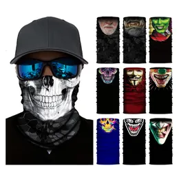 Magiczne szaliki sporty na zewnątrz płynne bandan bandan gaiter buffy twarz tarcza motocyklowy cyklowanie Balaclava maska ​​na głowę maska ​​wędkarska szalik 230425