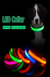 Collar de perro LED AntiLostAvoid Collares de accidentes automovilísticos para perros Cachorros Collares para perros Lleva LEDSuministros Productos para mascotas WLL6327495979