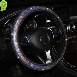 Bling Car Cover Cover Case Instaluj Huby pojazdu nie przesuwa obudowy koła kierownicy dla Polo E5 x45