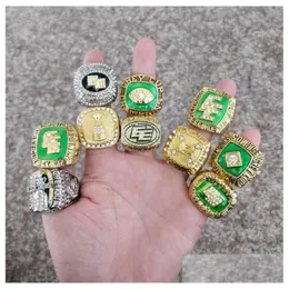 Cluster Rings 1978 - Edmonton Eskimos The Grey Cup Championship Anello da uomo Fan Souvenir Regalo Anello di gioielli con consegna a goccia all'ingrosso Dhe23