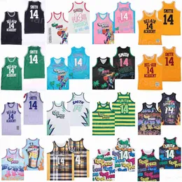 Basketball 14 Will Smith Movie Jerseys Film The Fresh Prince Jazzy Jeff of Bel-Air Graffiti Anniversary Belair All Sedd Uniform Pullover Vintage College Shirt