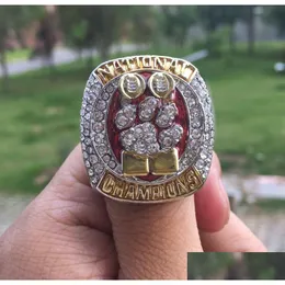 Cluster Anéis Real Po Clemson Tigers Final Ncaa National Championship Ring Fan Homens Presente Atacado Drop 2023 Souvenir Drop Delivery Jew Dhfrs