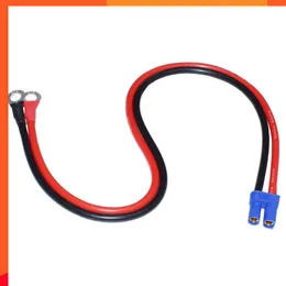 Car New 50CM EC5 to O Ring Terminal Cable EC5 Female to O Ring Eyelet Terminal Plug Connector Cable 10AWG RC ESC Charger Side Power