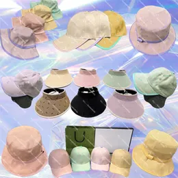 새로운 G 버킷 모자 디자이너 Casquette Cap 24 스타일 스포츠 볼 캡 커플 모자 남성 여성 선물