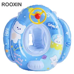 Kamizelka ratunkowa rooxin beb infantil piscina flutuador asento infvvel Anel de natao para crianas com volante crculo piscina Refvel Brinquedos J230424