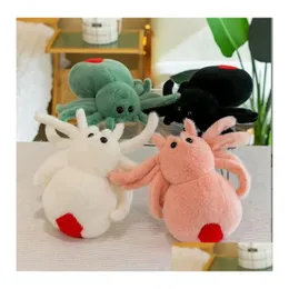 영화 TV 플러시 장난감 4 색 25cm 귀여운 거미 인형 어린이 동반 및 안락한 인형 할로윈 소품 어린이 선물 선물 드롭 배달 T DH5LK